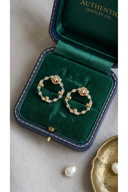 316L Steel Earrings Tarnish Resistant Antiallergic Vintage Figured (2 Years Importer Warranty)