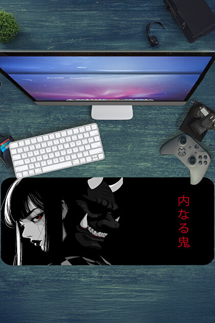 urzuva YamiHime Gaming Oyuncu XL Mouse Pad Mousepad 80x30 cm 3Mm