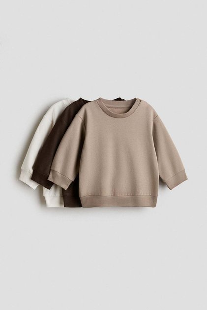 3-pack cotton sweatshirts