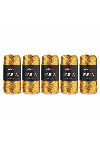 Parla Five-Pack, 100Gr, 235m, Silver Yarn, Decorative Yarn