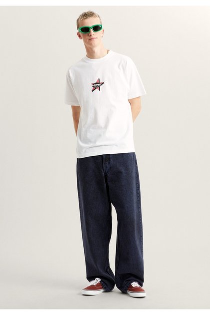 Men's Printed Oversize T-Shirt 100% Cotton | Comfortable Fit Short Sleeve 30