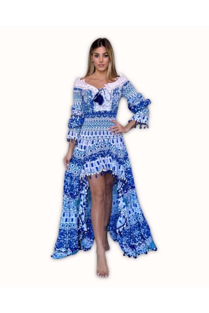 OFF-SHOULDER MAXI DRESS