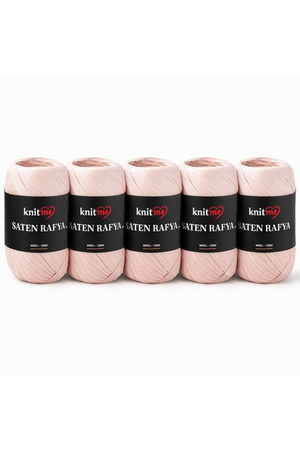 Satin Raffia Rope 5 Pieces 100 Gr 125 Mt