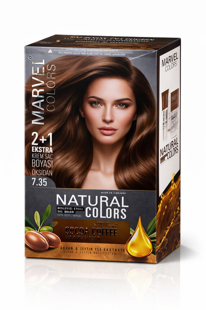 MARVEL COLORS NATURAL COLORS Saç boyası 7,35 COCOA COFFEE (Kakao