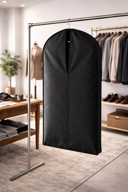 HG HOME Black Garment Bag with Zipper and Hanger Suit Shirt Jacket Protector Dustproof Organizer- Trendyol HG HOME Black Garment Bag with Zipper and Hanger Suit Shirt Jacket Protector Dustproof Organizer- Trendyol