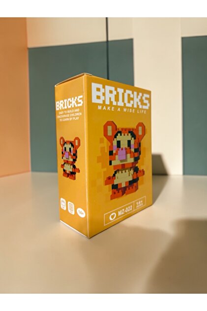 置物 5646 Bricks Mikro Blok Figür Serisi: Sevimli Kaplan Dostumuz - Fiyatı