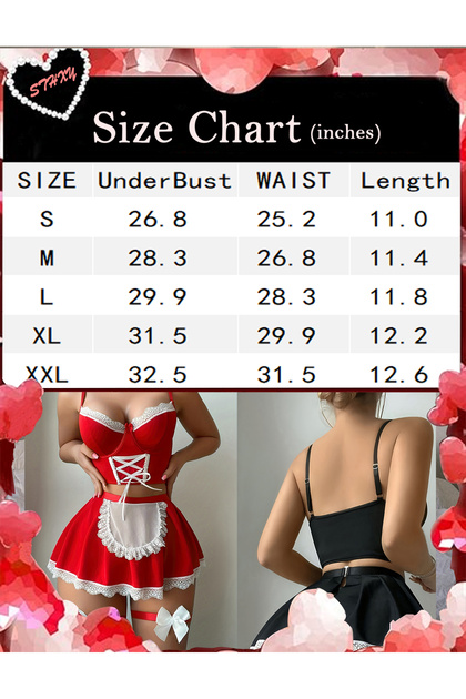 Sthxyfaith Lingerie for Women Sexy Babydoll Chemise Naughty Lingerie Sets Nightgown Maid Costume- Trendyol Sthxyfaith Lingerie for Women Sexy Babydoll Chemise Naughty Lingerie Sets Nightgown Maid Costume- Trendyol