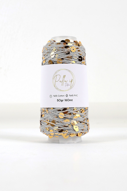 Sequin Yarn 160 Meters in 50 Gram Skeins Sequin Size: 3Mm+6Mm