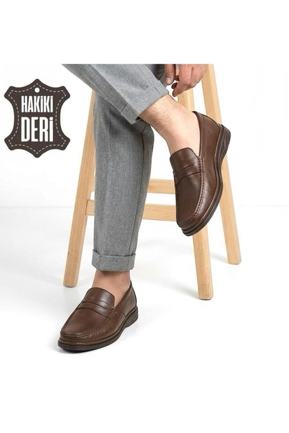 Men's Rok Leather Orthopedic Comfort Sole Shoes Are Suitable for Heel Spurs