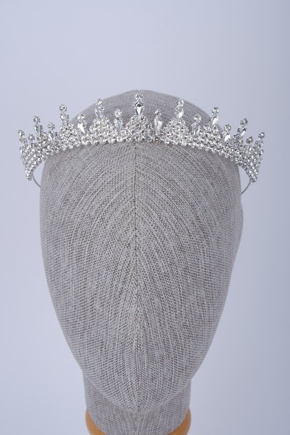 Elegant Crystal Stone Bridal Henna Crown and Wedding Henna Hair Accessory