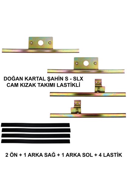 DOĞAN KARTAL ŞAHİN SLX CAM ALT KIZAK TAKIMI LASTİKLİ