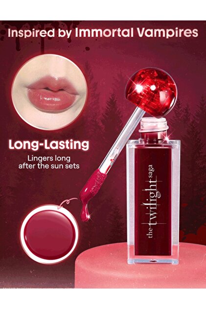 SHEGLAM The Twilight Saga x Immortality Lip Tint,Wolf Pack (Özel