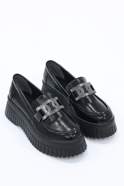 Bln 1299 Buckle Detailed Thick Sole Loafer
