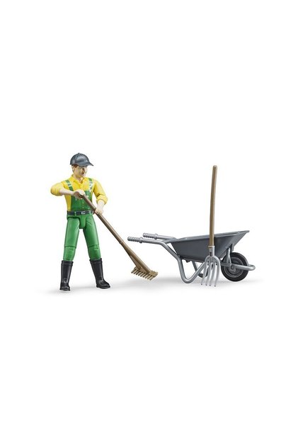 Set Figura Fermier cu Accesorii - Bruder 62610