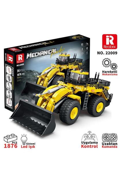 reo REOBRIX 22009 Dozer Kamyon Kumanda&Motorlu Yaratıcı Yapı Blok Seti
