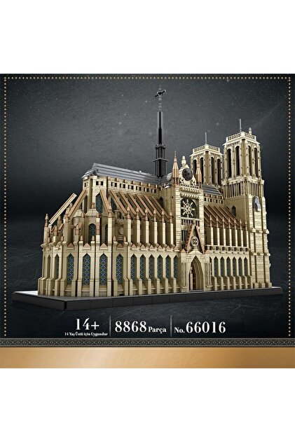 REOBRIX 66016 Notre Dame Katedrali Yaratıcı Yapı Blok Seti