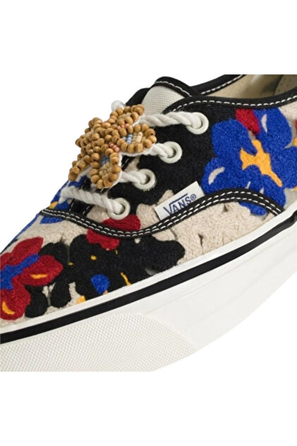 4/10迄 新品未使用 Vans Authentic Needlework Vans LX Authentic 44 Needlework VN000Y0S4481 Siyah Günlük Sneaker