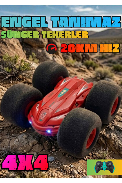 Boratila Toys 20 Km Hız 7.4V Büyük Boy Sünger Teker Uzaktan