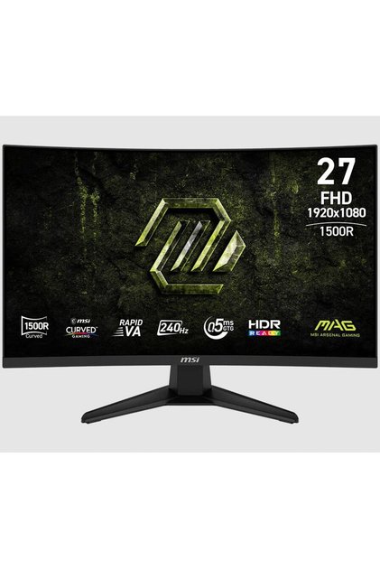 Геймърски монитор MAG 275CF X24, 27 инча, FHD (1920x1080), Rapid VA, 1500R извивка, 240Hz, 0.5ms GtG, A
