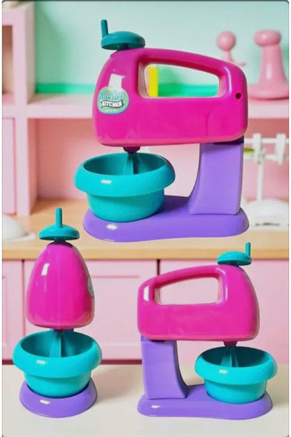 BYZ TOYS 3 LÜ SET KAHVE MAKİNESİ DİKEY SÜPÜRGE VE MİKSER MAKİNESİ