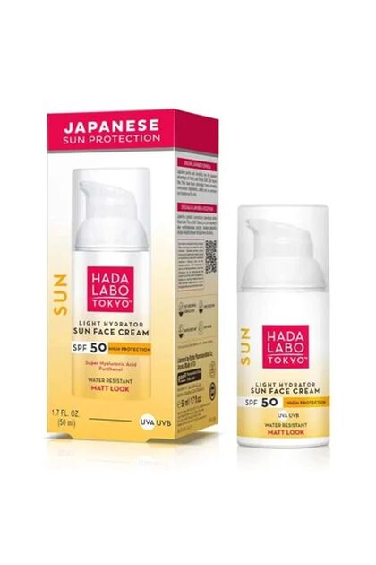 LIGHT HYDRATOR SPF50 SUN FACE CREAM 50ML