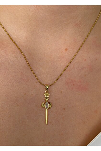 Steel Gold Color Necklace 45 cm (+5 cm Extension)
