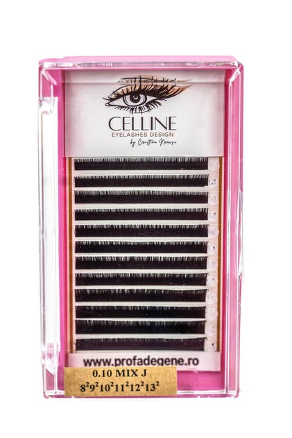 Gene fir cu fir, curbura J, lungime 8-13mm x 2linii, grosime 0.10mm, par de nurca