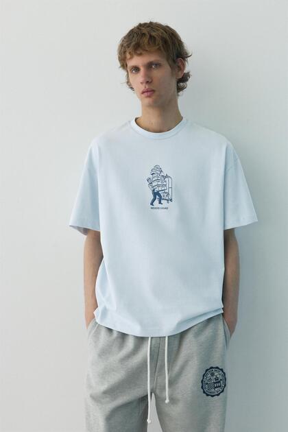 Pull & Bear Kutulu grafik t-shirt - Fiyatı, Yorumları