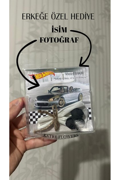 Kişiye Özel Fotoğraflı Ve İsimli Araba/Motosiklet Temalı Hediye Erkeğe Hediye