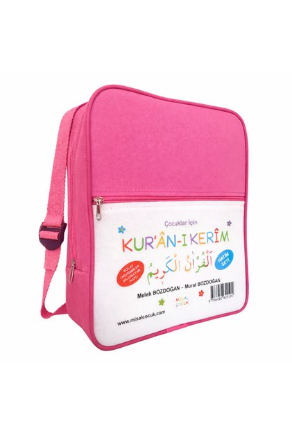 Çocuklar İçin Kur’an-ı Kerim 1-30. Cüzler Pembe Çantalı - Murat Bozdoğan Melek Bozdoğan