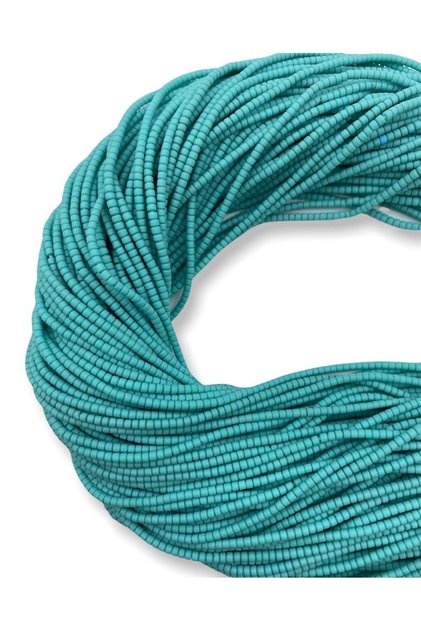 Afghan Beads, Turquoise Color Afghan Beads Sequence, Afghan Beads Sequence