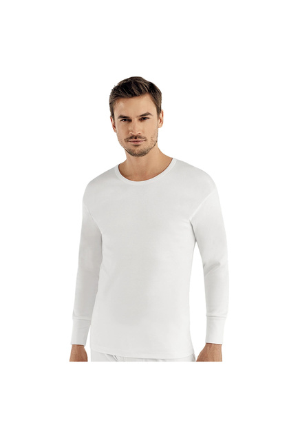 E016 Men's 100% Cotton Long Sleeve Underwear