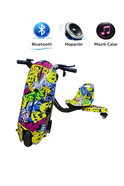 RYDER STAR Drift Car Elektrikli Scooter Hoverboard Oturaklı Kaykay