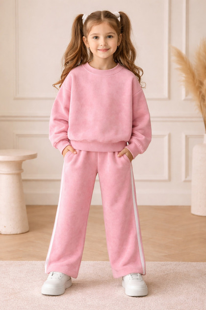 Batik Fabric Soft Textured Girls' Set