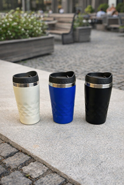 KAPAKLI MUG KUPA SEYAHAT TERMOS BARDAK SICAK VE SOĞUK İÇECEKLER İÇİN TERMOS KUPA