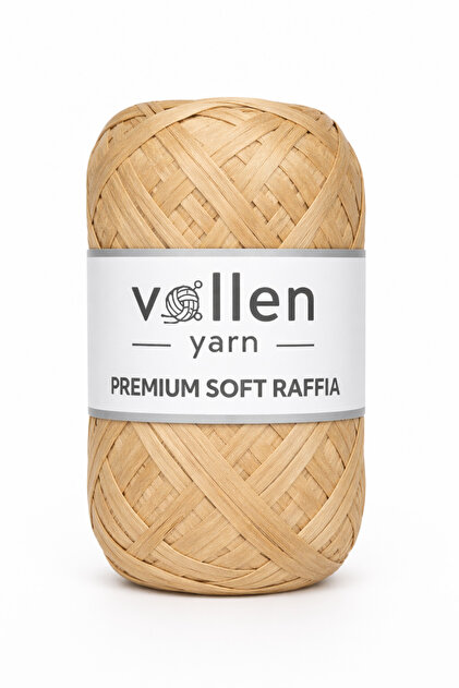 Premium Soft Raffia Yarn | Polyester Raffia Paper Rope | Soft Straw Bag/Hat/For Runner/Crocheting