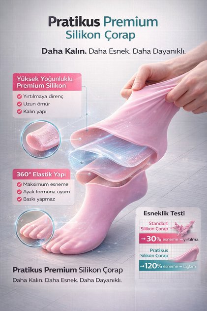 Silicone Moisturizing Socks – Care Socks for Cracked and Dry Heels, Softening Foot Socks