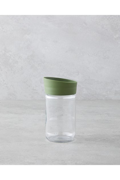 Alina Glass Spice Jar 314 ml Green
