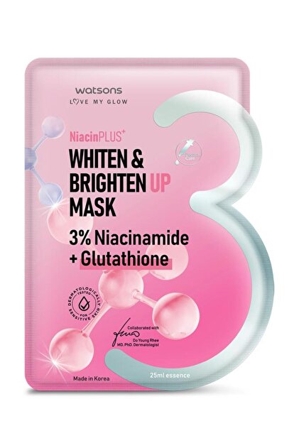 Watsons Niacin+Glutathione Whitening Mask 25ml 2X- Trendyol