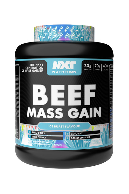 ماس جينر بيف بروتين من نكست نكهة ايس بلاست 3.15 كجم - Beef Mass Gain Protein