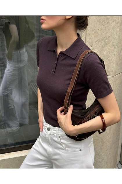 Polo Yaka Triko T-shirt BW009