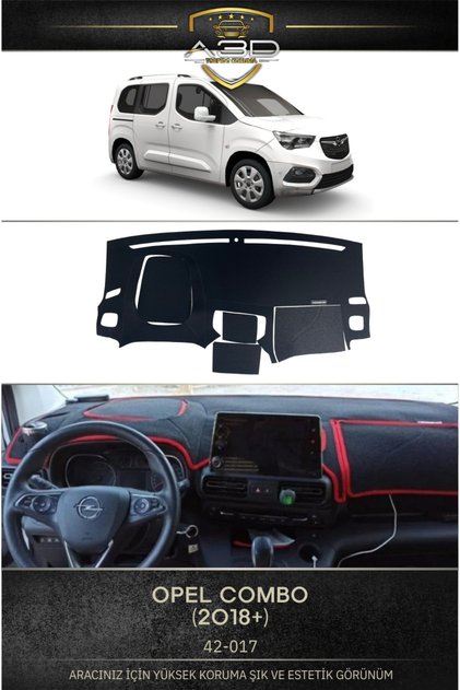 Opel Combo (2018+) Front Cover Chest Panel Dashboard Protection Protective Cover Mat Carpet Spare Parts