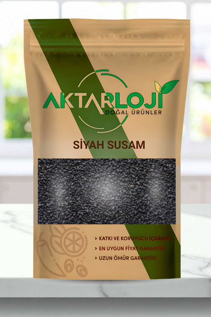 1 Kg Siyah Susam / Black Sesame / Katkısız & Doğal