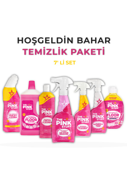 Evin Favori Temizlik Seti –OXI- Ev Temizliği İçin Çok Amaçlı, WC, Banyo ve Leke Çıkarıcı Paket
