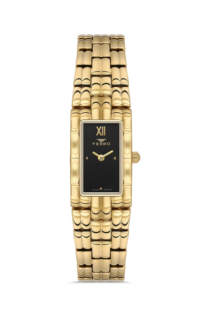 Yellow Steel Cord Women Wrist Watch Fl40161A-B2 3Atm Water Resistant 2 Year Warranty Gift-Packed