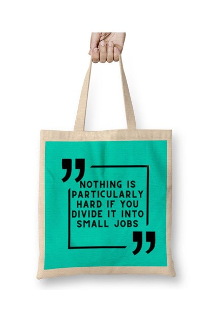 Henry Ford Quotes - Entrepreneurs Motivation Inspiration Success Work Gifts Cloth Bag Long Handle