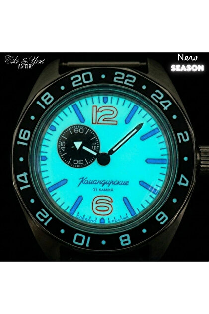 ESKİ YENİ ANTİK Vostok Komandirskie 03098A 03098A Otomatik Saat