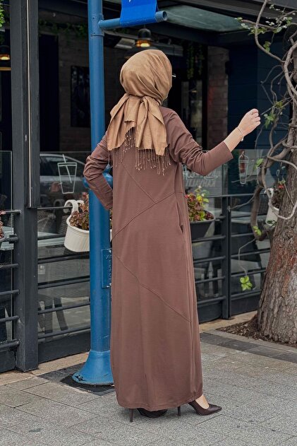 Nurcan Çetin Elbise 26131 Kahve - Fiyatı, Yorumları