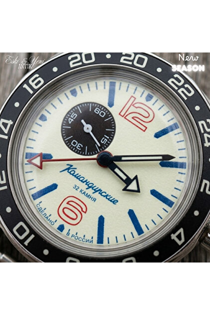 ESKİ YENİ ANTİK Vostok Komandirskie 03098A 03098A Otomatik Saat