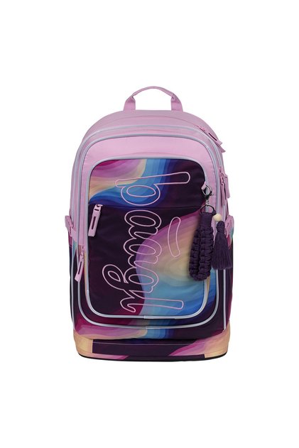 Rucsac școlar Cubic Lyra, fete, ergonomic, compartiment laptop 15", 29L, 45x33x20 cm, Roz